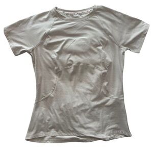 Spyder Active women’s beige performance tee shirt size M athleisure
